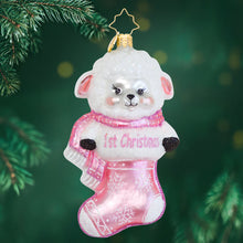 Load image into Gallery viewer, A Snowy Pink First Christmas
