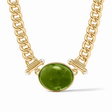 Load image into Gallery viewer, Iridescent Palmetto Green Dolce Statement Necklace
