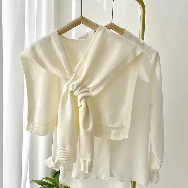 Knitted Knotted Shawl
