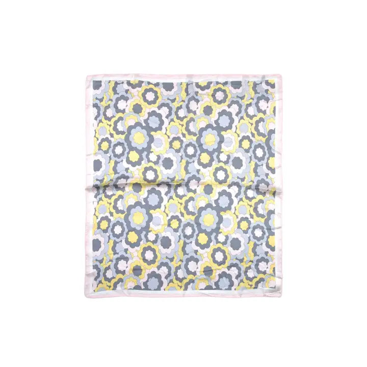 Flower Print Square Scarf