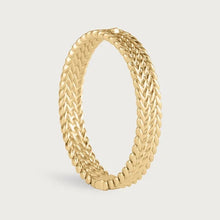 Load image into Gallery viewer, Cheval Braid Hinged Bangle Thick
