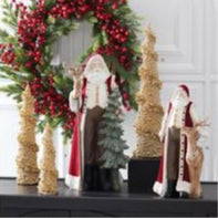 Load image into Gallery viewer, Gold Resin Garland Wrapped Bead Tree
