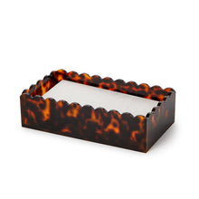 Load image into Gallery viewer, Scalloped Tortoise Guest Towel Holder
