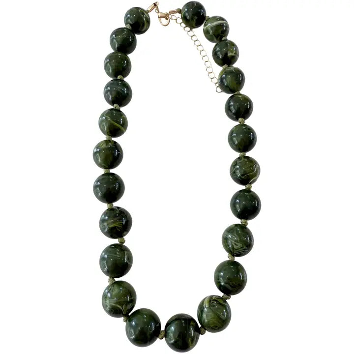 Mabry Chunky Beaded Necklace
