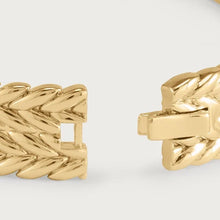 Load image into Gallery viewer, Cheval Braid Hinged Bangle Thick
