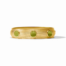 Load image into Gallery viewer, Green Cobblestone Stone Hinge Bangle
