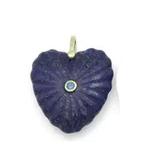 Load image into Gallery viewer, Carved Natural Stone Heart Charm
