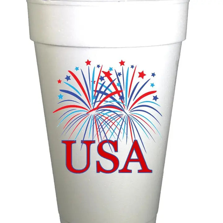 USA Fireworks Styro Cups