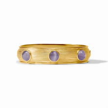 Load image into Gallery viewer, Blue Cobblestone Stone Hinge Bangle
