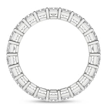 Load image into Gallery viewer, 14K WG Emerald Eternity Band

