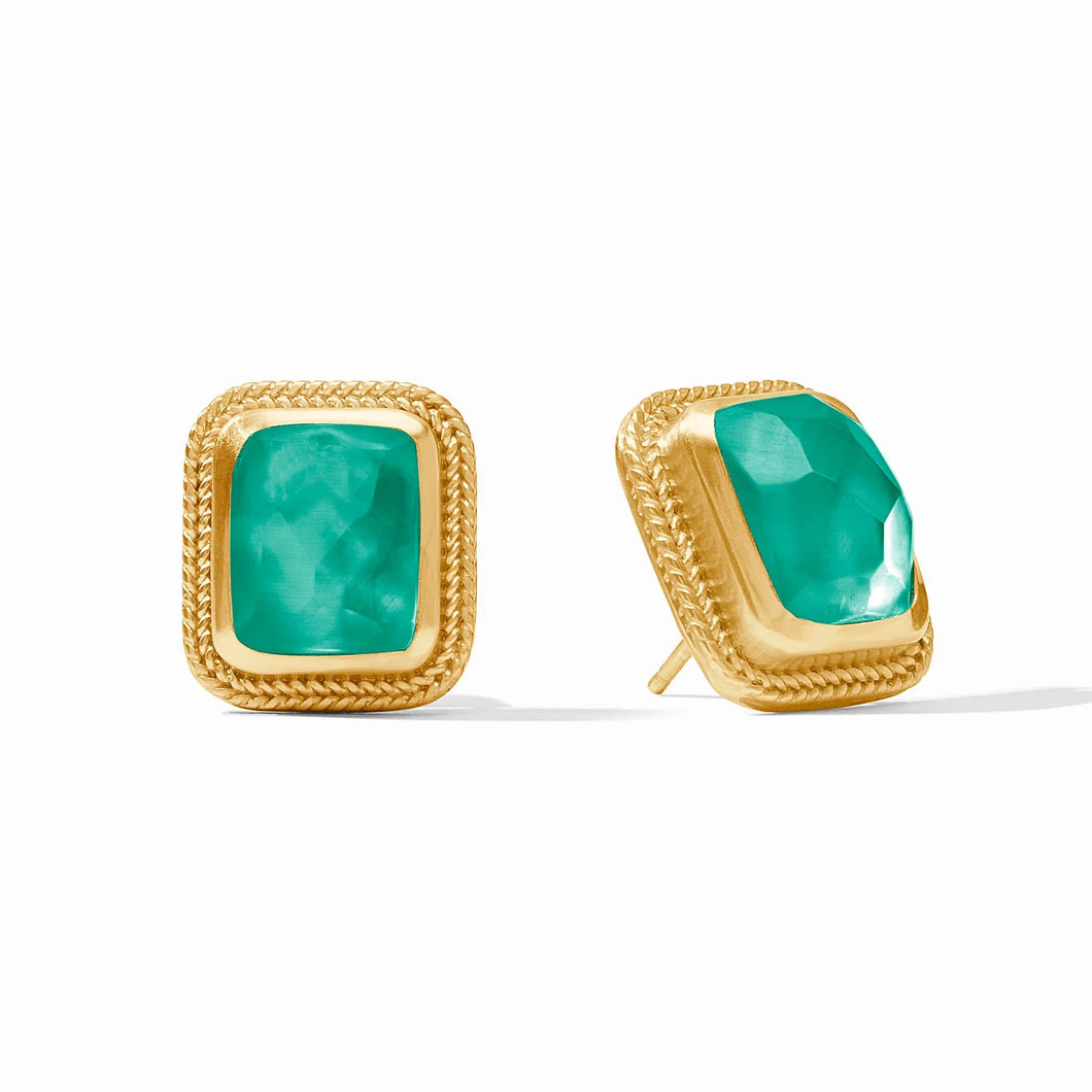 Cheval Iridescent Emerald Green Stud