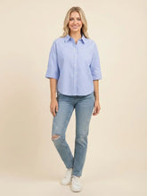Load image into Gallery viewer, Blue Stripe Blouse
