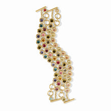 Load image into Gallery viewer, Shades of Jade Rainbow Tennis Bracelet

