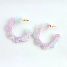 Load image into Gallery viewer, Lilac Quartz Flora Hoops
