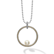 Load image into Gallery viewer, Circle Pearl Statement Necklace
