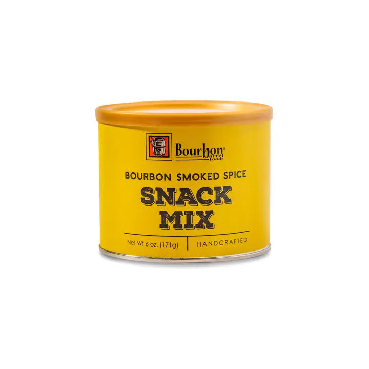 Bourbon Barrell Foods Snack Mix Tin