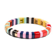 Load image into Gallery viewer, Sugar Stripe Tile Bracelet
