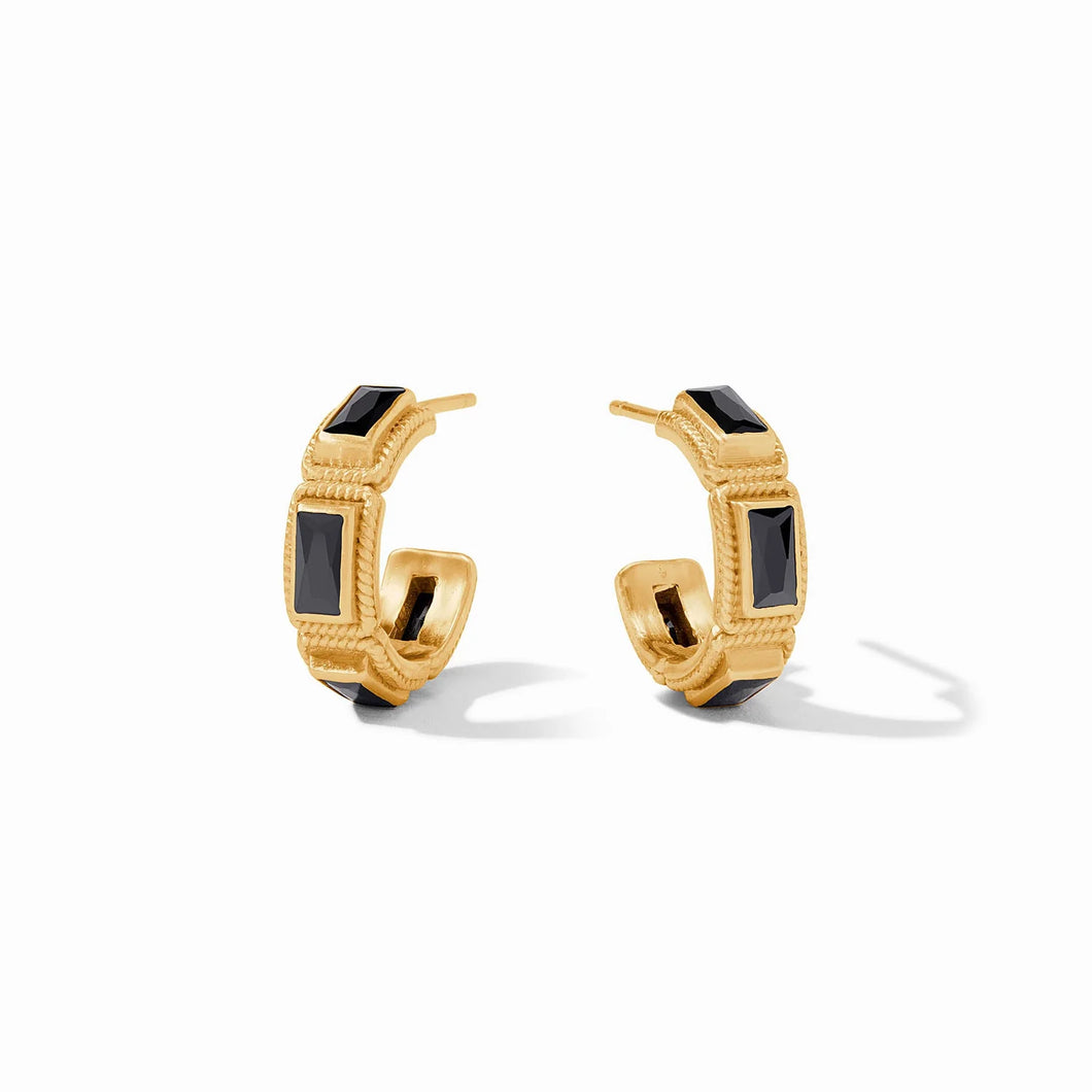 Baguette Hoop  - Obsidian Black