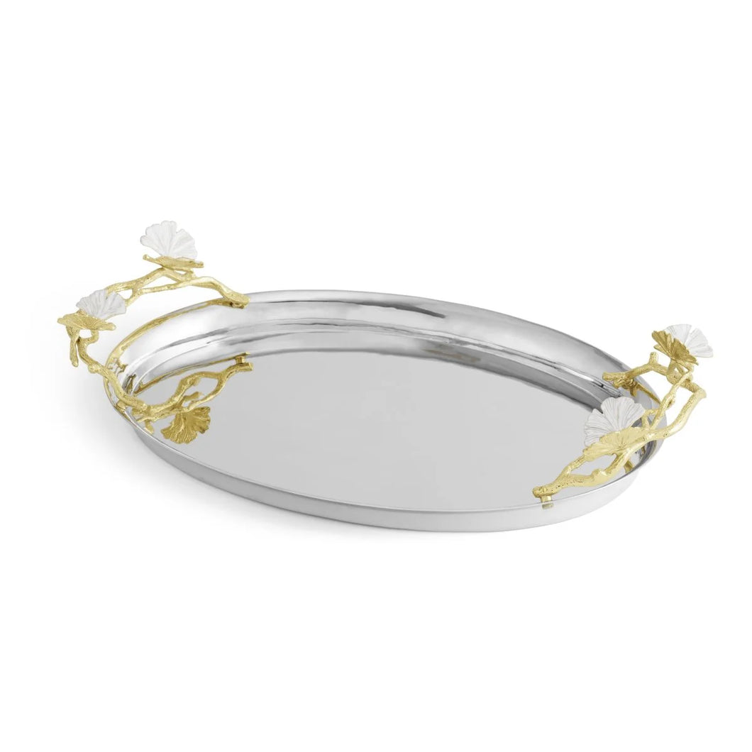 Butterfly Ginkgo Gold Tray