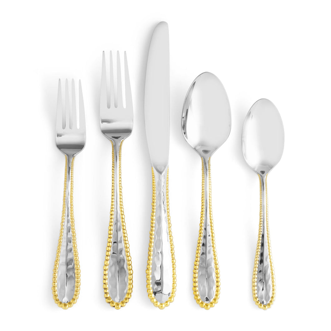 Molten Gold 5pc Flatware