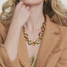 Load and play video in Gallery viewer, Tortoise Carnaby Stone Necklace
