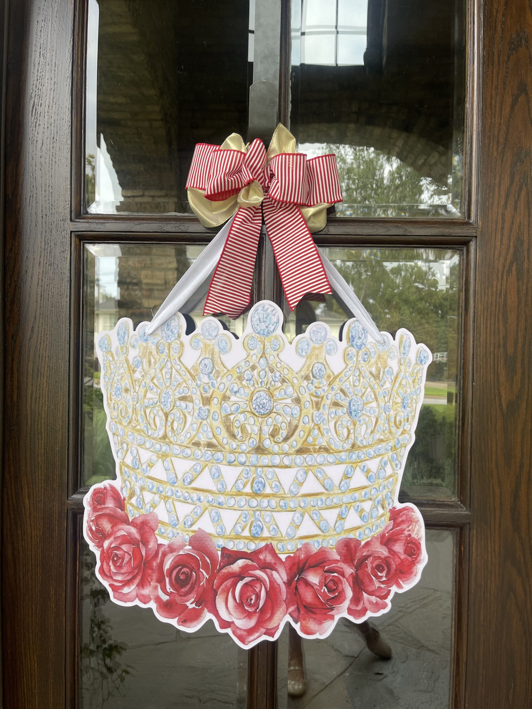 Rose Crown Door Hanger