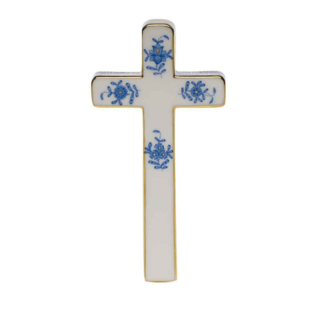 Blue Chinese Bouquet Herend Cross