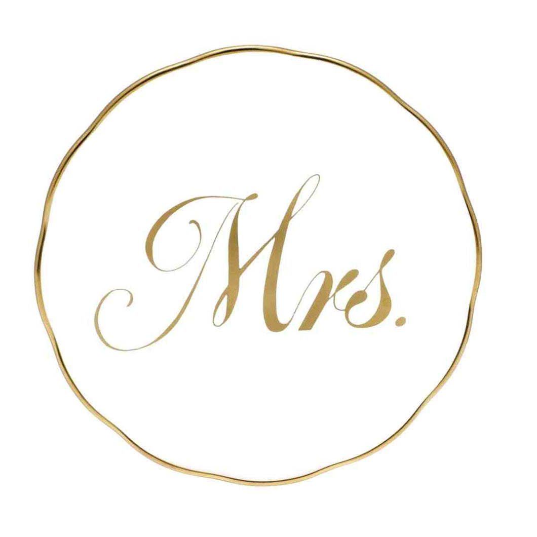 Gold Mrs. Herend Coaster