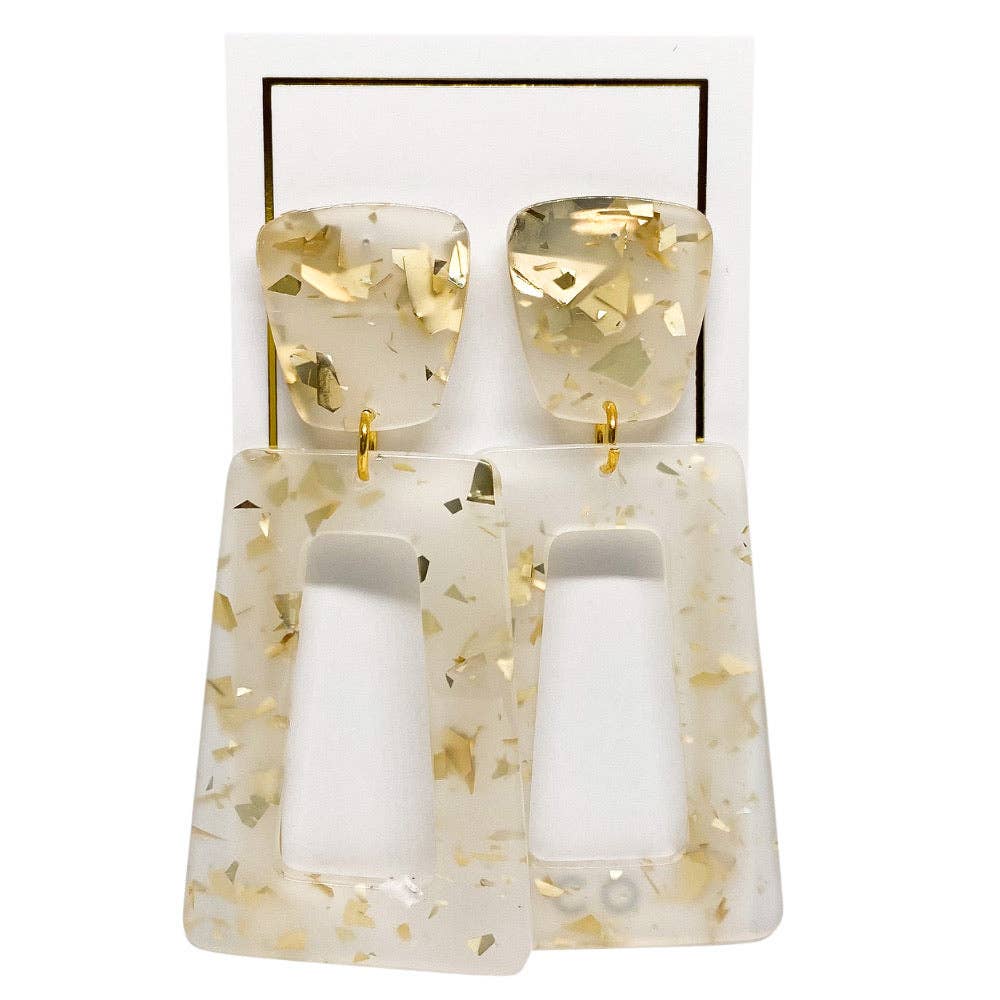 Kennedy Gold Confetti Earrings